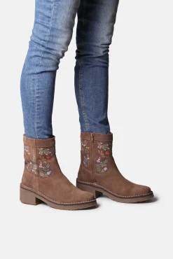 Toni Pons Botas-Botim de croute castanho