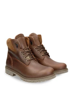 Panama Jack Botas|Botins-Botim de homem em pele napa Castanho