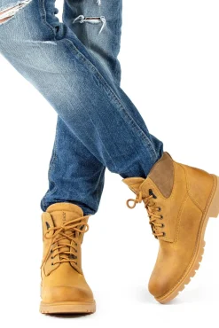 Panama Jack Botas|Botins-Botim de homem em pele napa Dourado