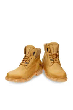 Panama Jack Botas|Botins-Botim de homem em pele napa Dourado