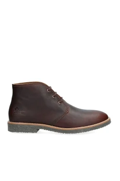 Panama Jack Botas|Botins-Botim de homem em pele napa Castanho
