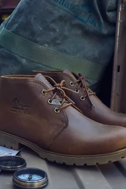 Panama Jack Botas|Botins-Botim de homem em pele napa Castanho