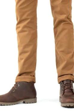 Panama Jack Botas|Botins-Botim de homem em pele napa Castanho
