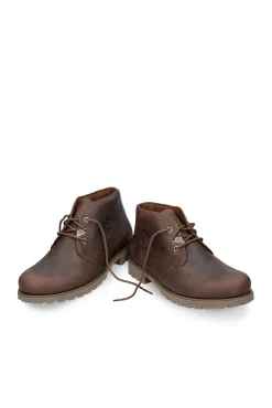 Panama Jack Botas|Botins-Botim de homem em pele napa Castanho