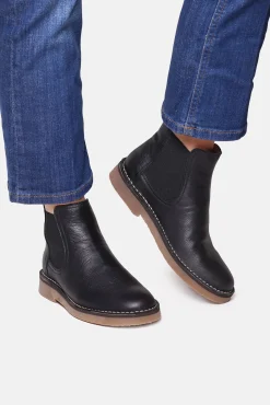 Toni Pons Botins-Botim de pele preto