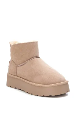 XTI Botas|Botins-Botim de senhora de camurça em bege