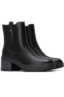 XTI Botas|Botins-Botim tipo chelsea Preto