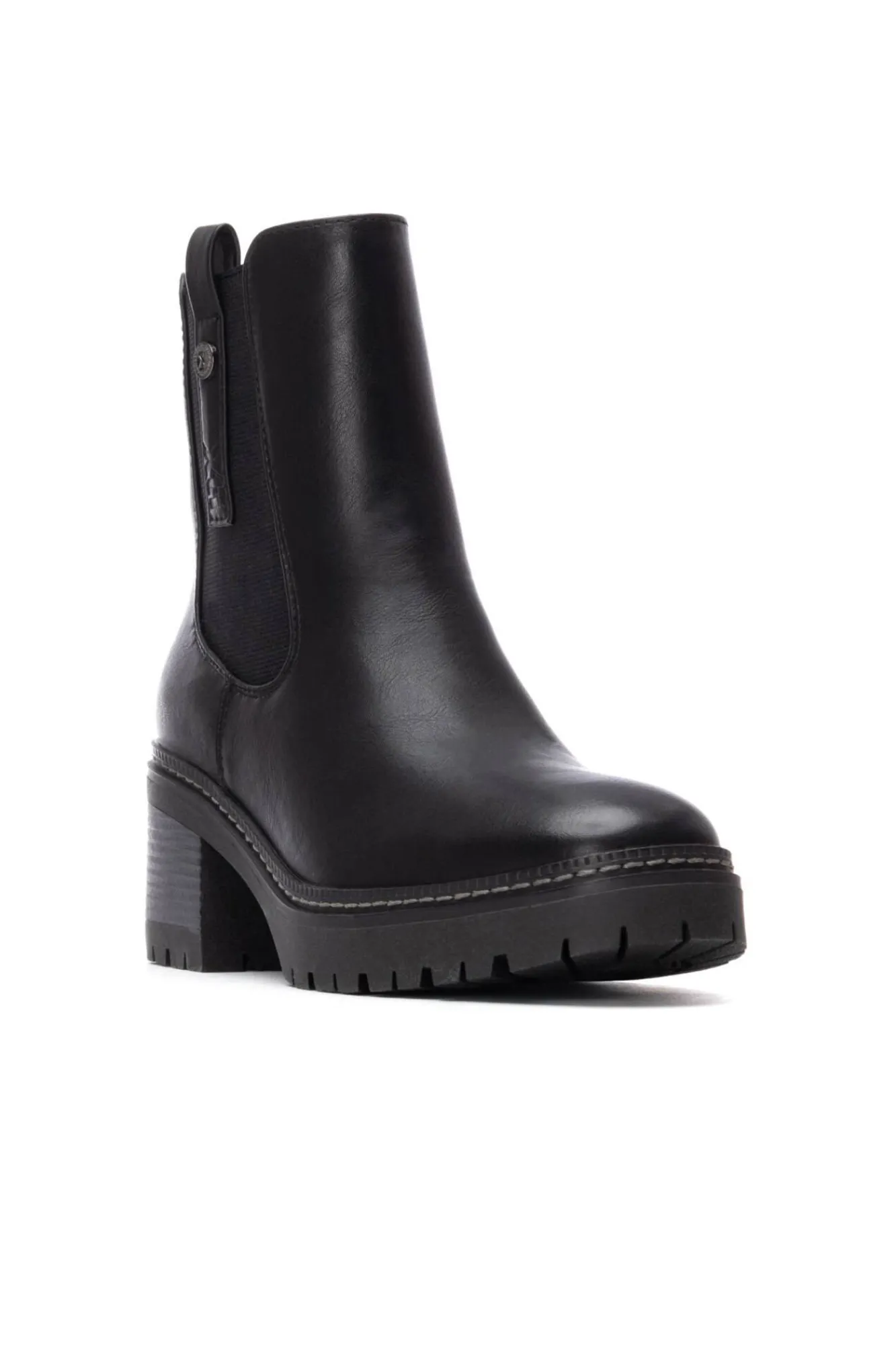 XTI Botas|Botins-Botim tipo chelsea Preto