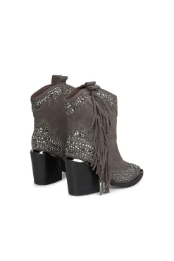 Alma en Pena Saltos|Botins-Botins com franjas laterais Cinzento