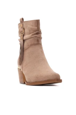 XTI Saltos|Botins-Botins cowboy com franjas Castanho