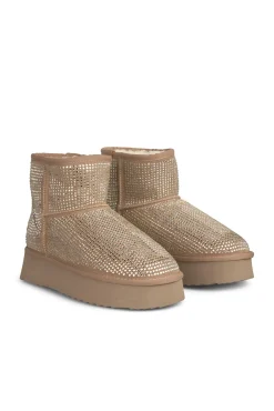 Alma en Pena Botins-Botins de cabelo com pedraria Tostado