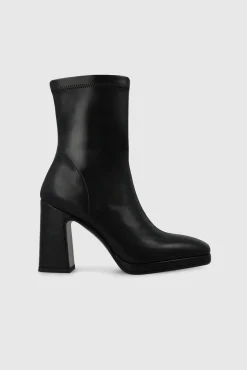 Lodi Saltos|Botins-Botins de camurça com salto Preto