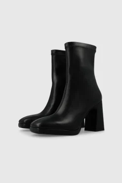 Lodi Saltos|Botins-Botins de camurça com salto Preto