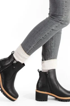 Panama Jack Saltos|Calçado De Couro-Botins de pele com forro de pele Preto