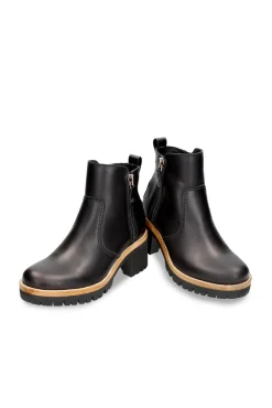 Panama Jack Saltos|Calçado De Couro-Botins de pele com forro de pele Preto