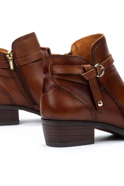 Pikolinos Saltos|Calçado De Couro-Botins de salto alto Castanho