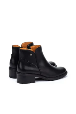 Pikolinos Saltos|Calçado De Couro-Botins de salto alto Preto