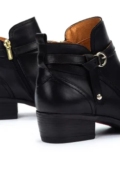 Pikolinos Saltos|Calçado De Couro-Botins de salto alto Preto