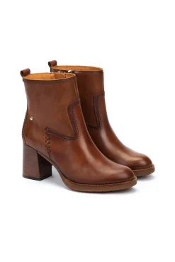 Pikolinos Saltos|Calçado De Couro-Botins de salto alto Castanho