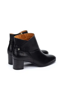 Pikolinos Saltos|Calçado De Couro-Botins de salto alto Preto