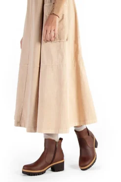 Panama Jack Saltos|Calçado De Couro-Botins de salto alto femininas Castanho