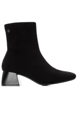 XTI Saltos|Botins-Botins de salto de camurça Preto