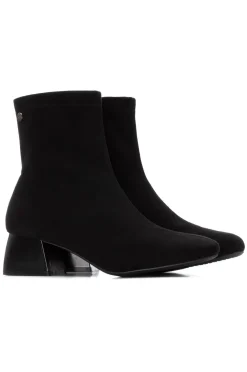 XTI Saltos|Botins-Botins de salto de camurça Preto