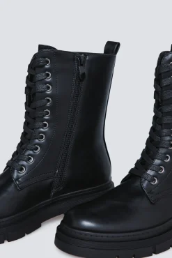 Springfield Botas|Botins-Botins militares com cadarço preto