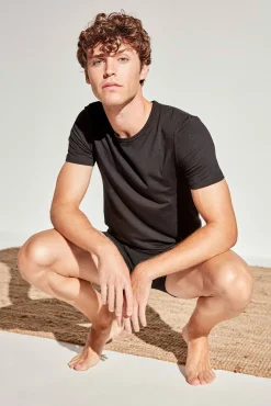 Gisela Roupa Interior-Boxer de homem preto