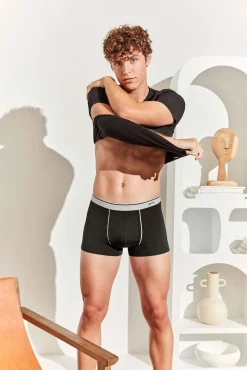 Gisela Roupa Interior-Boxer de homem preto