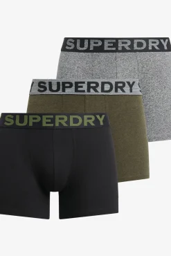 Superdry Roupa Interior-Boxer pacote com 3 estampado