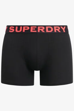 Superdry Roupa Interior-Boxer pacote com 3 preto