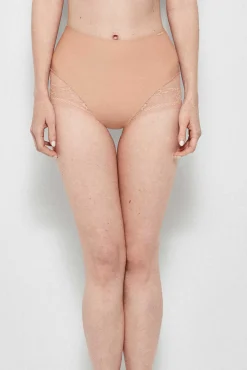 Gisela Roupa Interior-Braga alta sin costuras cru