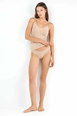 Gisela Roupa Interior-Braguita básica con galón de encaje cru