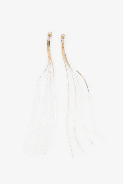 Cortefiel Joalharia E Bijuteria-Brincos cascata Dourado