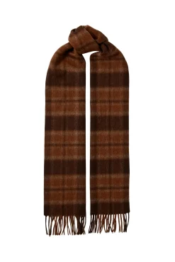 Selected Cachecóis-Cachecol 100% lã RWS. Castanho