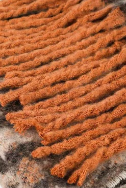 Lola Casademunt Cachecol-Cachecol animal print Castanho