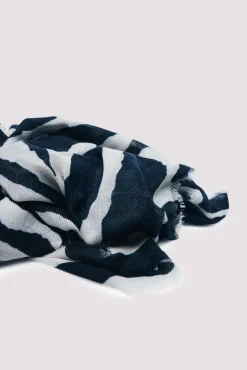 Springfield Cachecol-cachecol com estampado de zebra preto