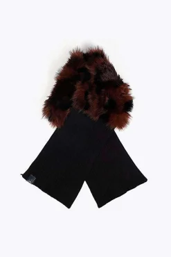 Lola Casademunt Cachecol-Cachecol combinado Castanho