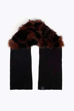 Lola Casademunt Cachecol-Cachecol combinado Castanho