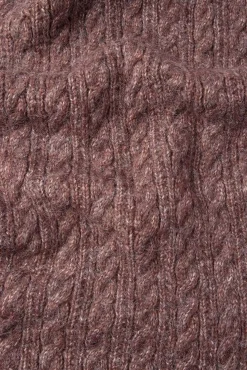 Pepe Jeans Camisolas-Cachecol de malha trançada estampado