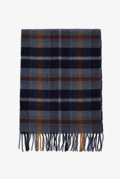 Cortefiel Cachecóis|Cachecol-Cachecol de tecido Azul