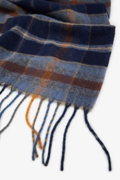 Cortefiel Cachecóis|Cachecol-Cachecol de tecido Azul