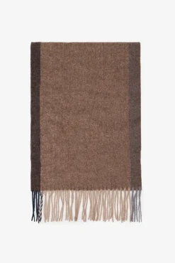 Cortefiel Cachecóis|Cachecol-Cachecol de tecido Castanho