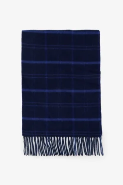 Cortefiel Cachecóis|Cachecol-Cachecol de tecido Azul