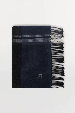 Pedro del Hierro Cachecóis-Cachecol de tecido Azul