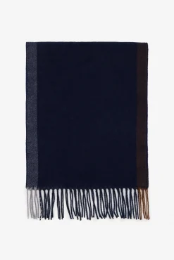 Cortefiel Cachecóis|Cachecol-Cachecol de tecido Azul