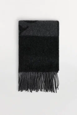 Pedro del Hierro Cachecóis-Cachecol de tecido Cizento