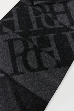 Pedro del Hierro Cachecóis-Cachecol de tecido Cizento