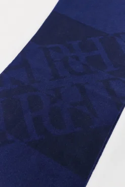 Pedro del Hierro Cachecóis-Cachecol de tecido Azul